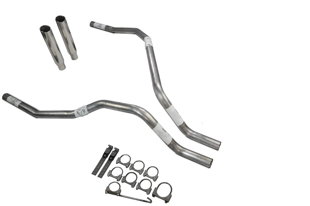 Dual Exhaust Tips for Nissan Titan (2004–2006) 2.5 Inch Rolled Edge