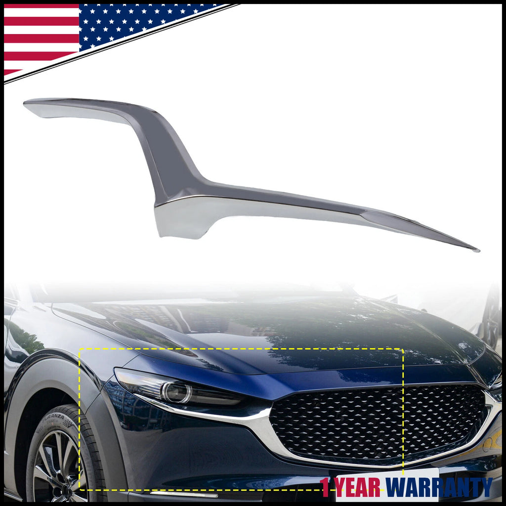 Right Passenger Side Front Bumper Molding Trim for Mazda CX-30 (2020–2023)