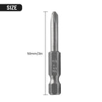 Set of 4 Magnetic Hex Shank Screwdriver Bits for Y1 Y2 (50mm)