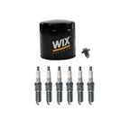 Wix Engine Oil Filter & NGK 6 Laser Platinum Spark Plugs for Dodge Charger (2006–2023)