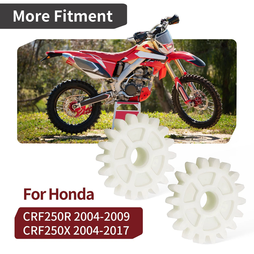 2X Oil Pump Driven Gear (18T) for Honda CRF250R/CRF250X (2004–2017)