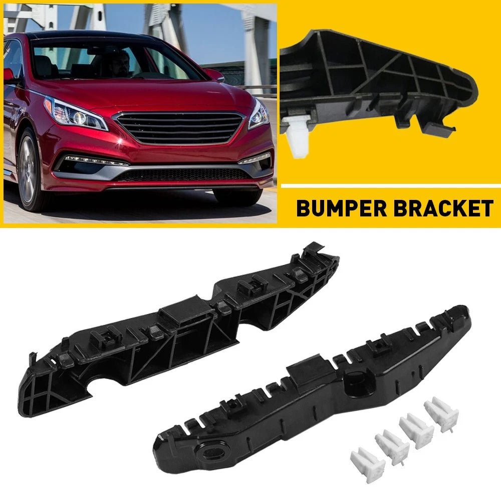 2X Front Bumper Bracket Left+Right for Hyundai Sonata (2015–2017)