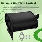 Muffler for Honda GX340 GX390 Clone 420-459cc (2000-2023)