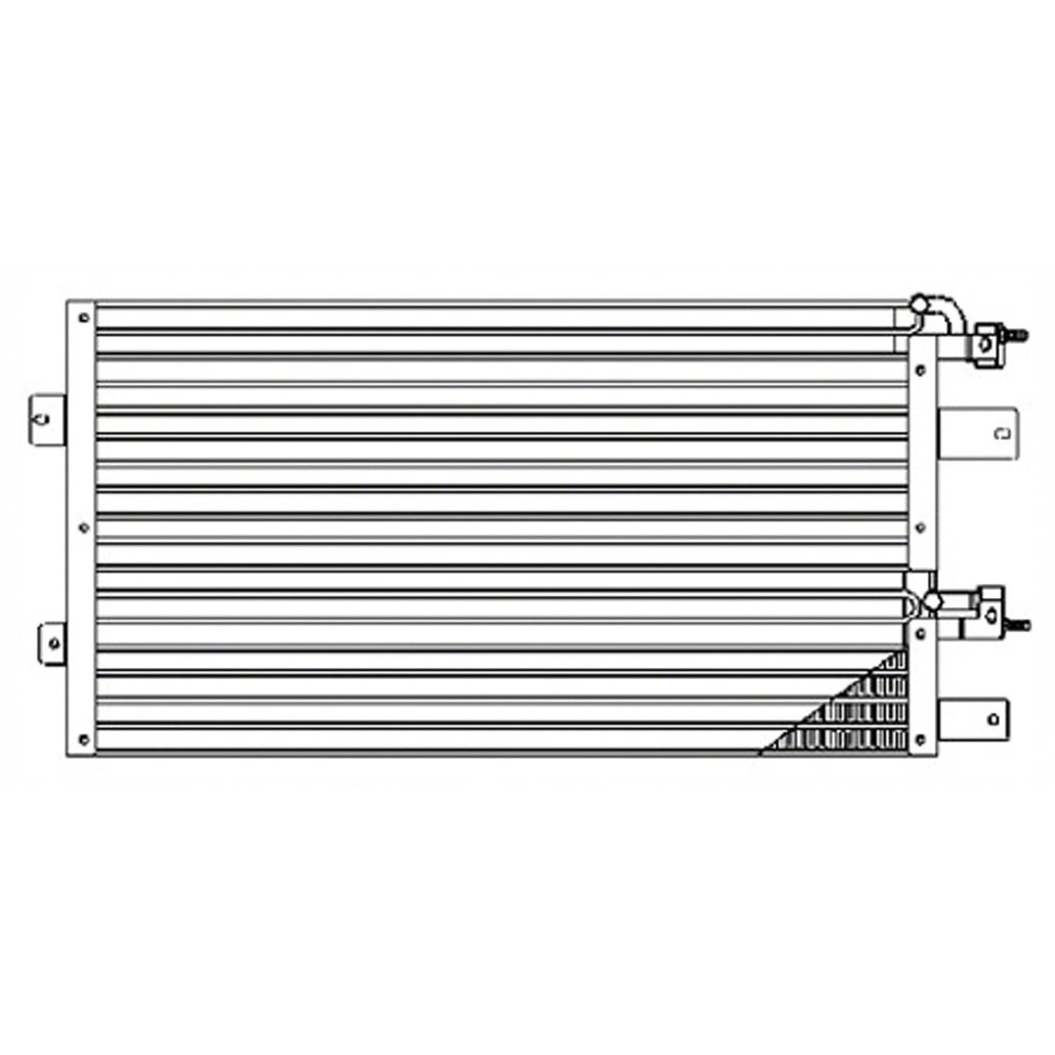 Replacement A/C Condenser Repair Part For 2010-2014 Acura TSX
