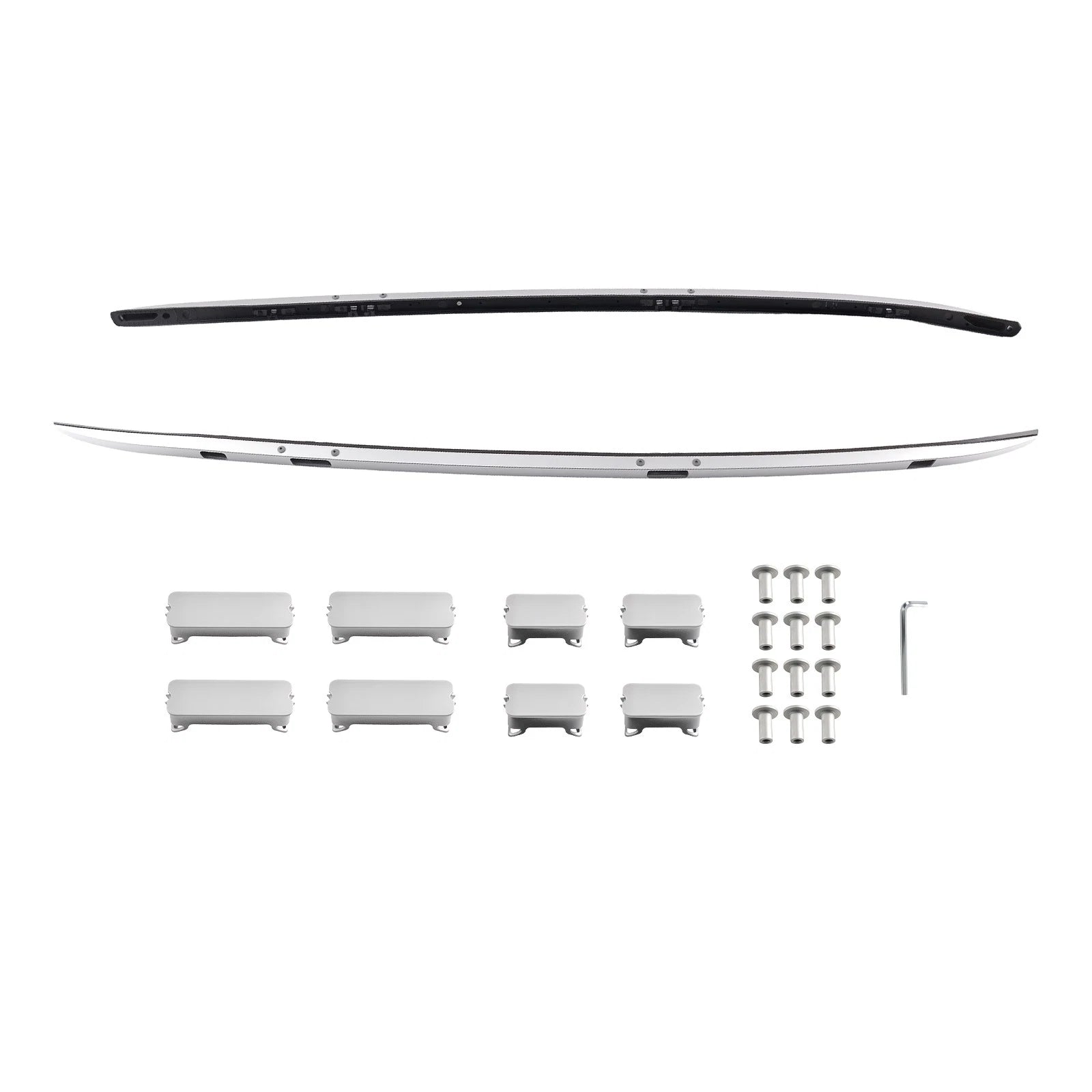 Roof Rack Side Rails for Honda CR-V (2017–2022) - Silver Cargo Carrier