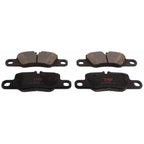 Set of 4 Brake Pads for Porsche 911 (2013–2015) Rear