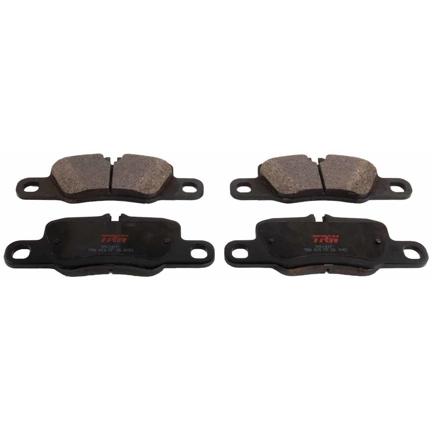 Set of 4 Brake Pads for Porsche 911 (2013–2015) Rear