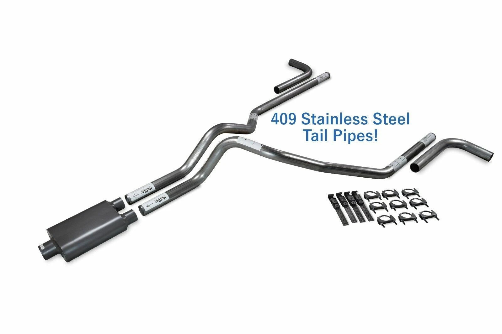 2.5" Stainless Dual Exhaust Kit for Ford F-150 (1998-2003)