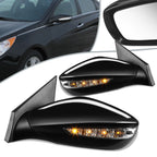 Pair Power Heated Signal Door Mirrors for Hyundai Sonata (2011–2014) HY1320168 HY1321168