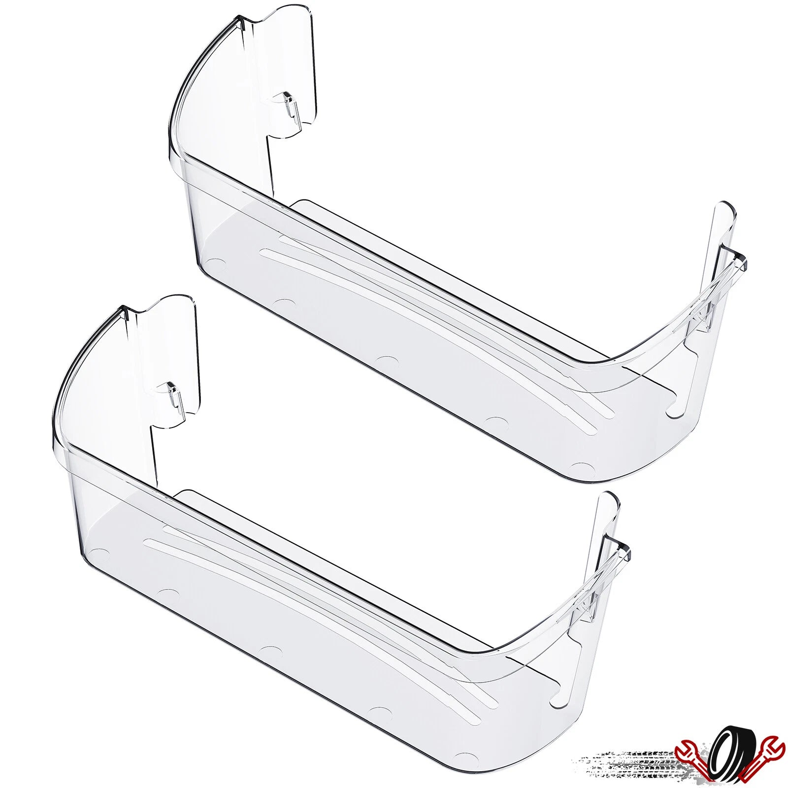 Set of 2 Lower Bins for Frigidaire Refrigerator (Compatible)