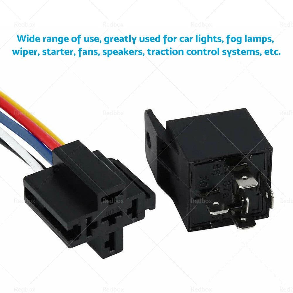 5X SPDT Automotive Relay 24V 40A 5 Pin for Car Yacht Caravan
