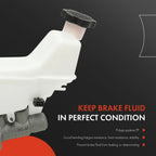 Brake Master Cylinder with Reservoir & Sensor for Hyundai Sonata (2015–2019)
