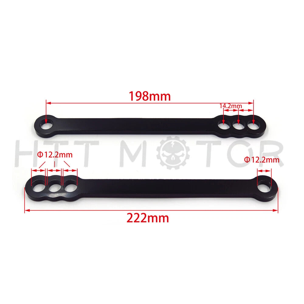 Lowering Links for Suzuki GSXR 600 750 1000 (2001–2005) Black