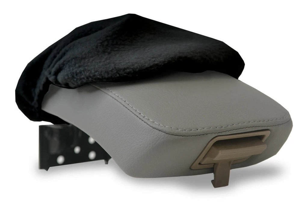 Fleece Console Lid Armrest Cover for Kia Sportage (2005–2010) Black