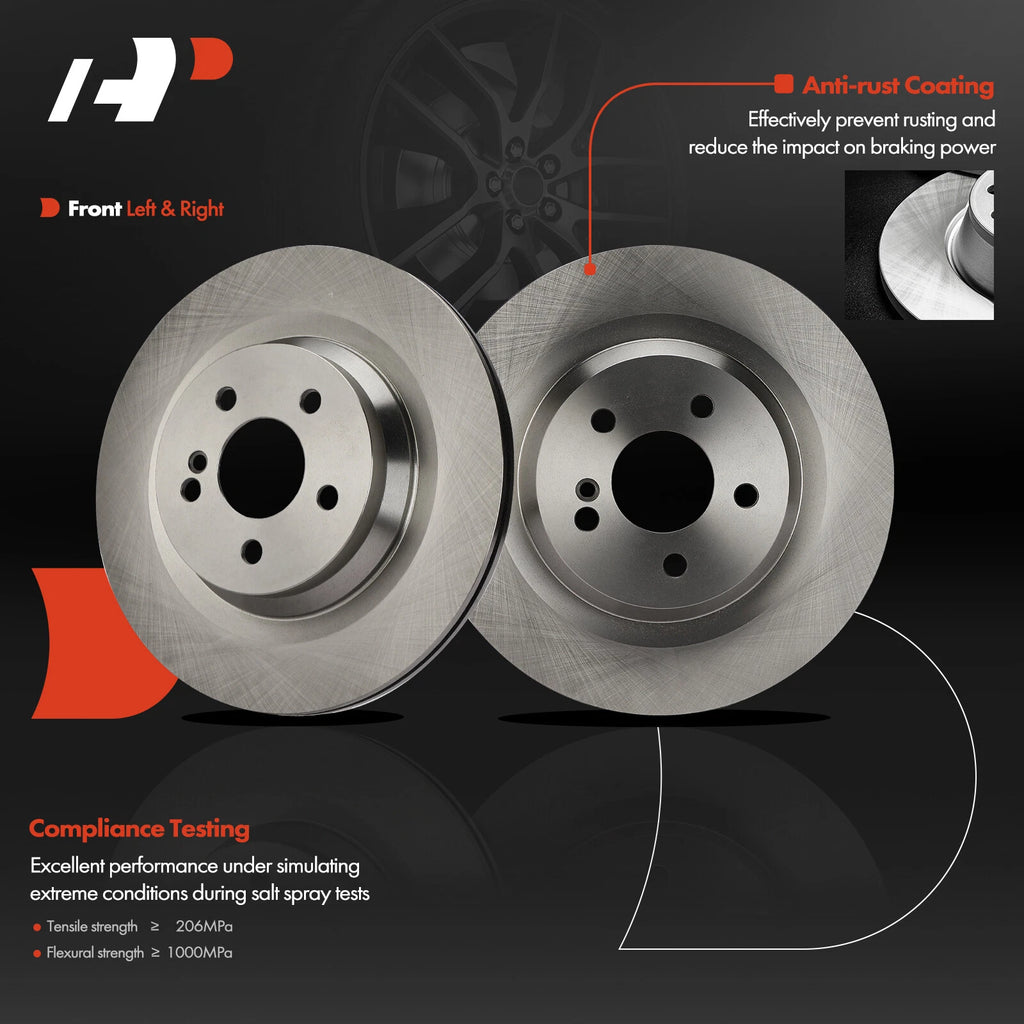 Rear Disc Brake Rotors for Mercedes-Benz CLS550 (2012–2018)