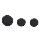 Tailgate Rubber Dust Plugs 3 x for Jeep Wrangler JL (2018 - up) Black