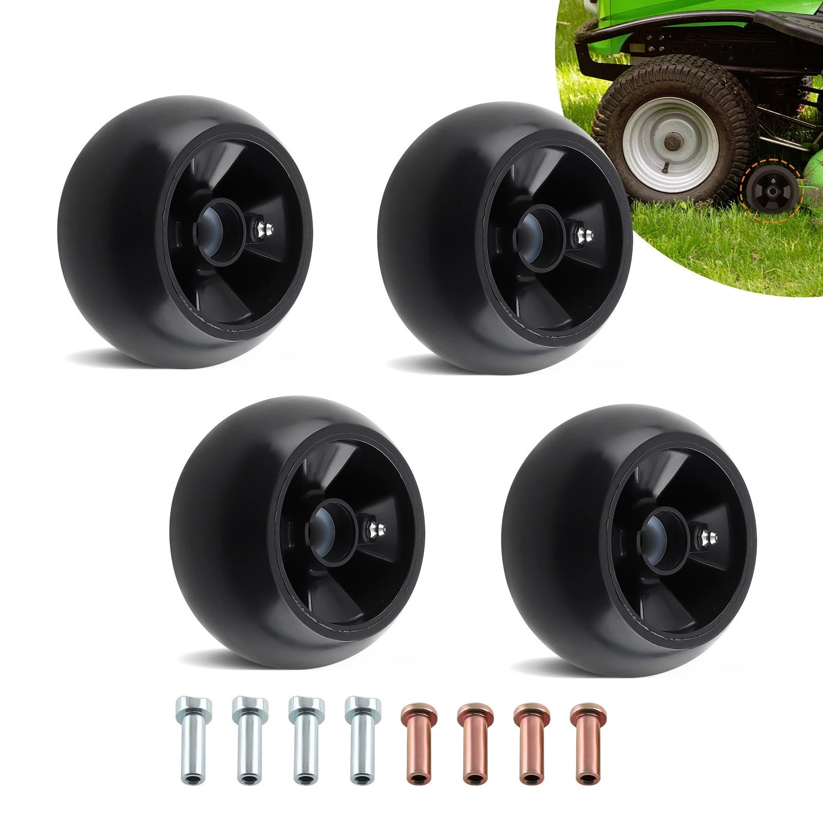 Deck Wheel Kit for LT Series LT170, LX Series LX255, LX266, LX277, LX279