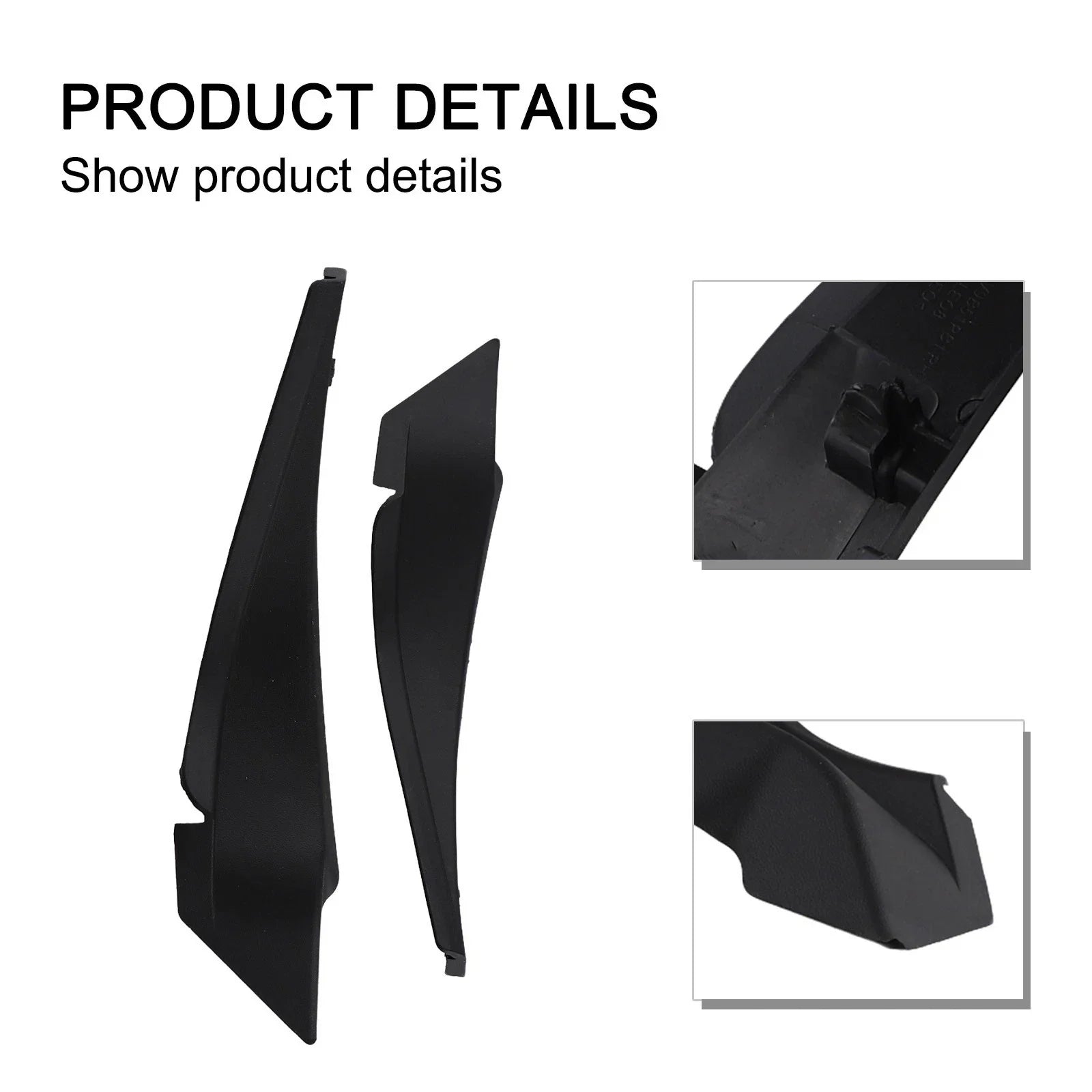 Front Windshield Wrap Corner Trim for Mazda 6 Atenza