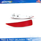 2X Red Rear Bumper Reflector Lights for Toyota Yaris (2012–2014)