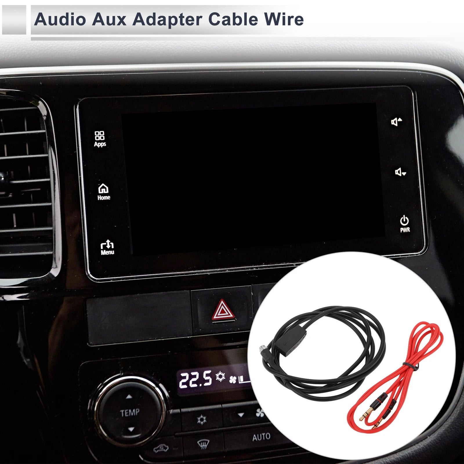 Audio Aux Adapter Cable for BMW E39 E53 (1995–2003) 3.5MM Male