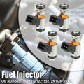 Set of 4 Fuel Injectors IWP127 2N1U9F593JA for Ford KA Hatchback (1996–2008)