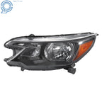 Halogen Front Headlights for Honda CR-V (2012-2014) Black Housing