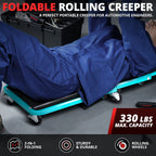 2-in-1 Rolling Creeper Seat for Universal Use (36" x 17" x 5")
