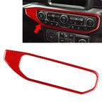 AC Climate Control Cover Trim for Jeep Wrangler JL JLU Gladiator JT (2018-2023)