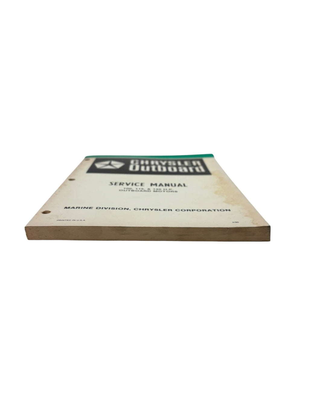 Service Manual for Chrysler Outboards OB3439 (100/115/140 HP)