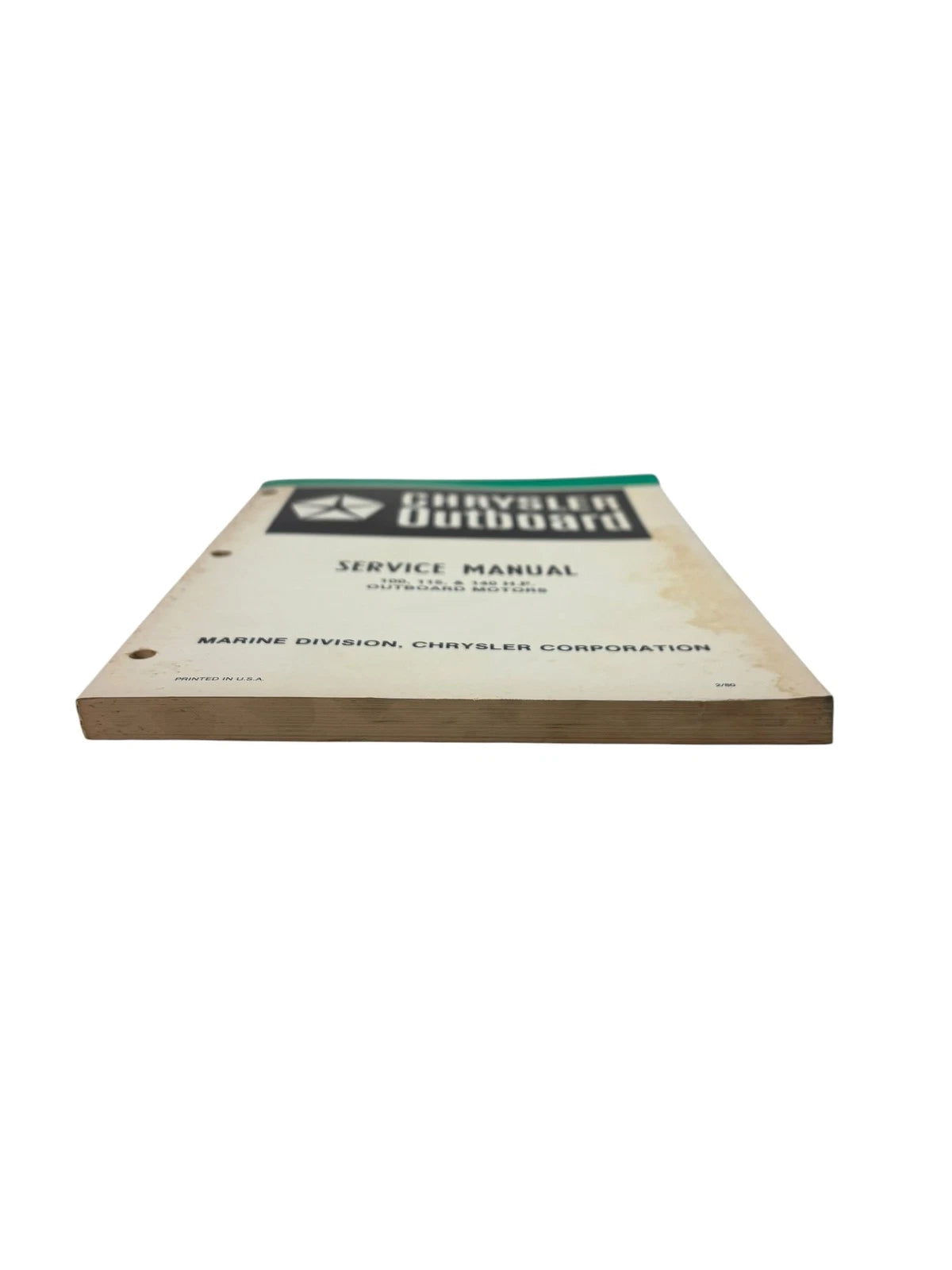 Service Manual for Chrysler Outboards OB3439 (100/115/140 HP)