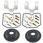 2X Carburetor Carb Kit Diaphragm Plunger for Kawasaki EN500 (1996–2009)