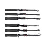 1.5/1.8/2.1M Telescopic Carbon Fiber Fishing Rod for Sea Travel