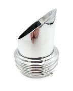 Carburetor Velocity Stack Polished Aluminum 2 Barrel for Universal Fit (—)