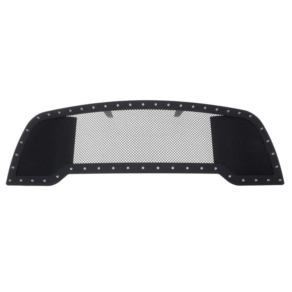 Stainless Steel Black Rivets Mesh Grille Insert for Ram Rebel 1500 (2015-2018)