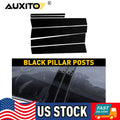 Set of 6 Black Pillar Posts for Toyota Corolla (2009–2013)