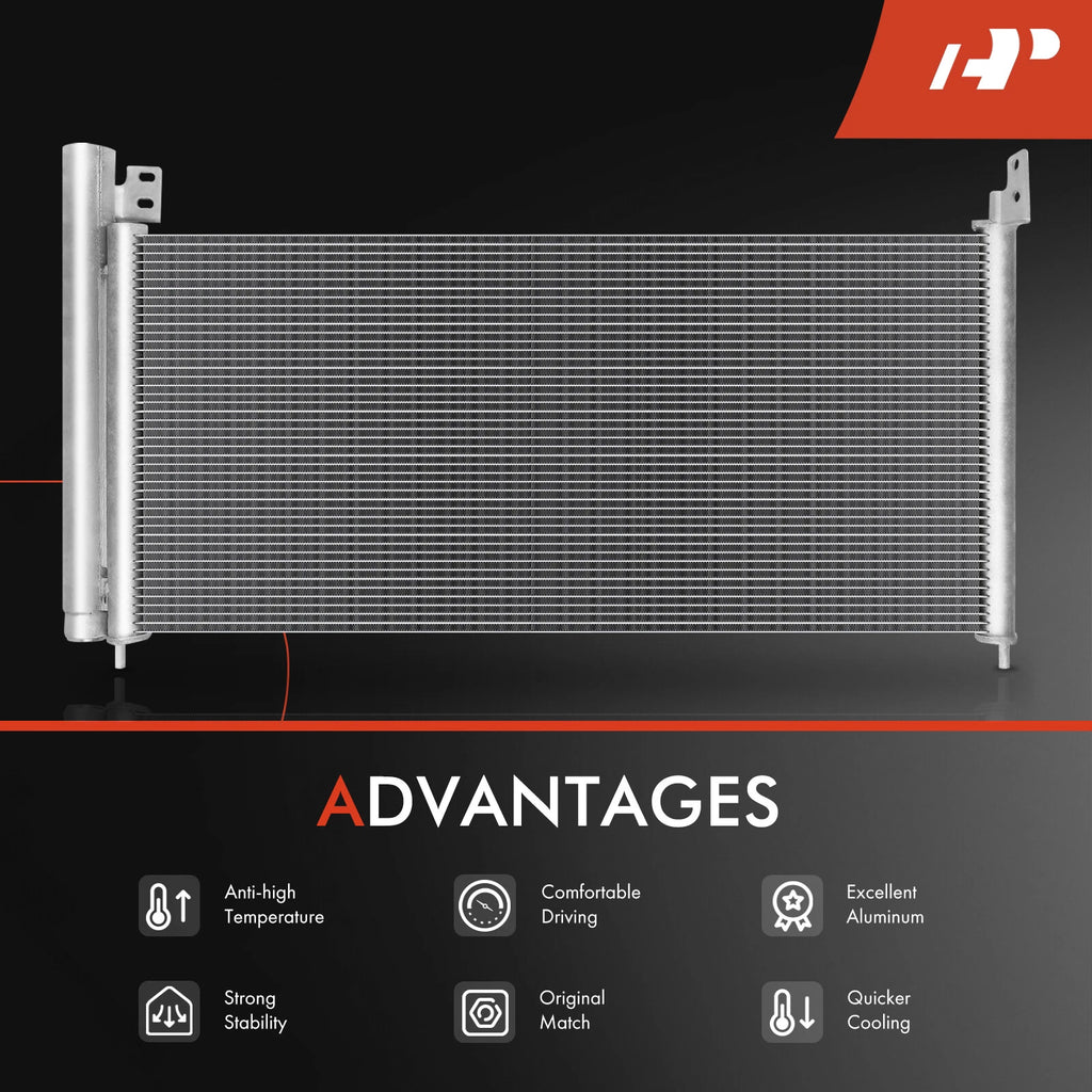 A/C Condenser with Receiver Drier and Bracket for Lexus CT200h and Prius (2011-2018)