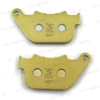 Rear Carbon Fiber Brake Pads for Harley XL 1200 C Sportster Custom (2004–2012) FA387