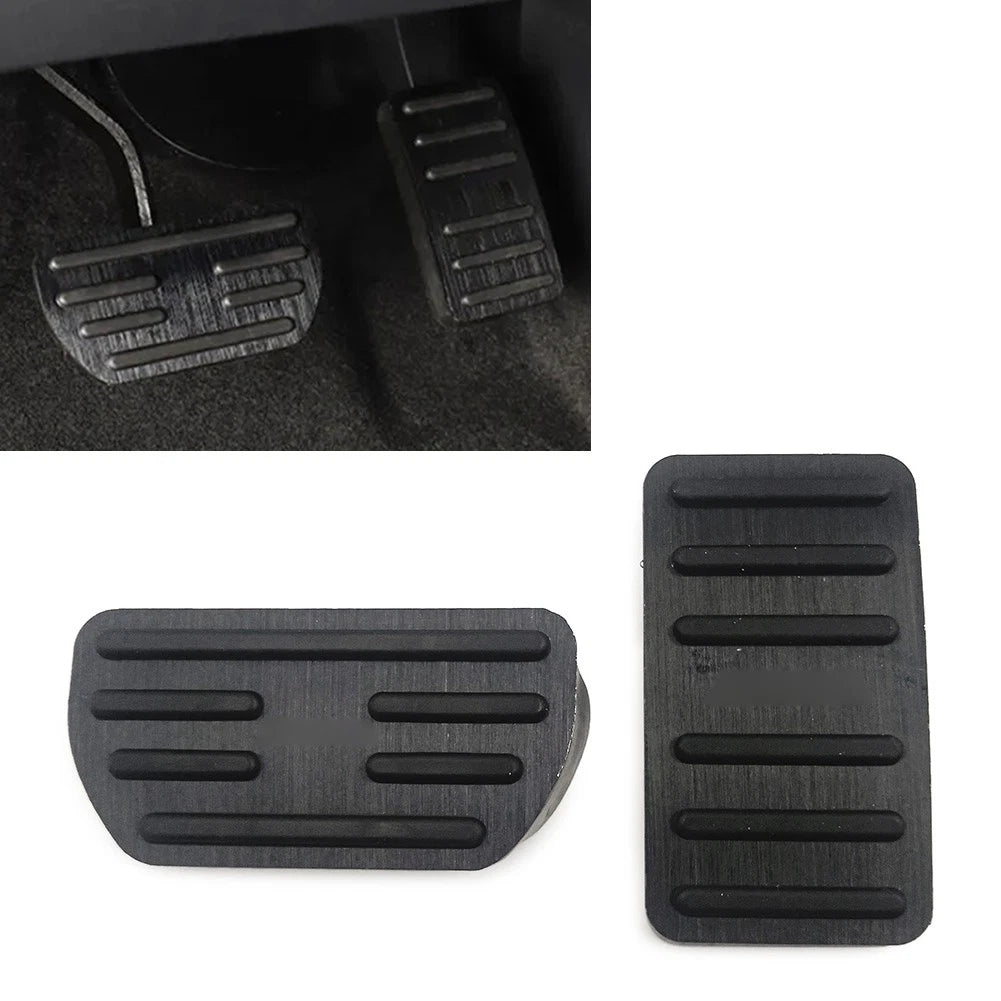 2X Brake Gas Pedal Pad Cover Stainless Steel for Haval H2 H4 H6 M6 F5 (2014–2023)