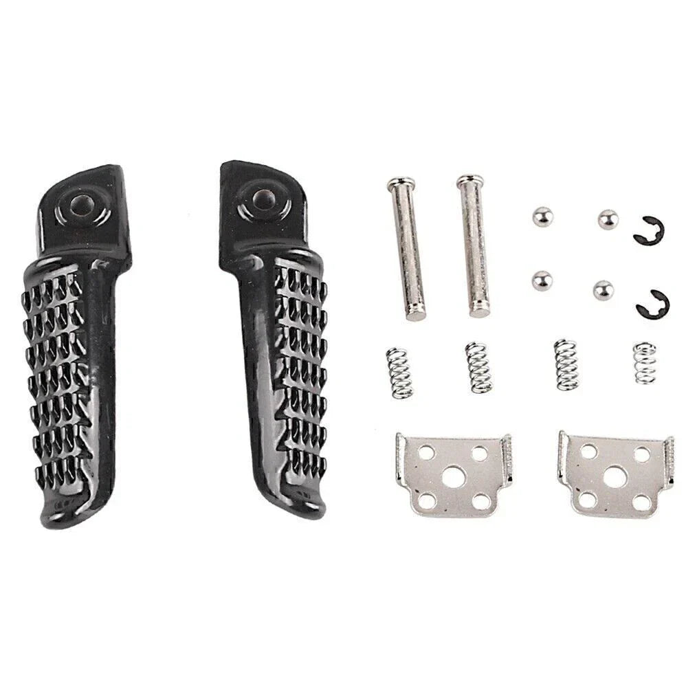 Rider Rear Foot Pegs for Kawasaki ZX6R NINJA (1998-2013) Black