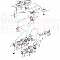 Lower Gearcase Seal Oil Seal w/ O-ring Gasket for Suzuki DT8 DT9.9 (–)
