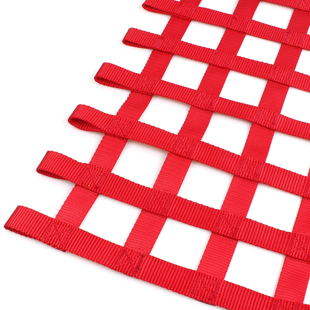 Window Net for Rally Motorsports Vehicles - Heavy Duty Yellow