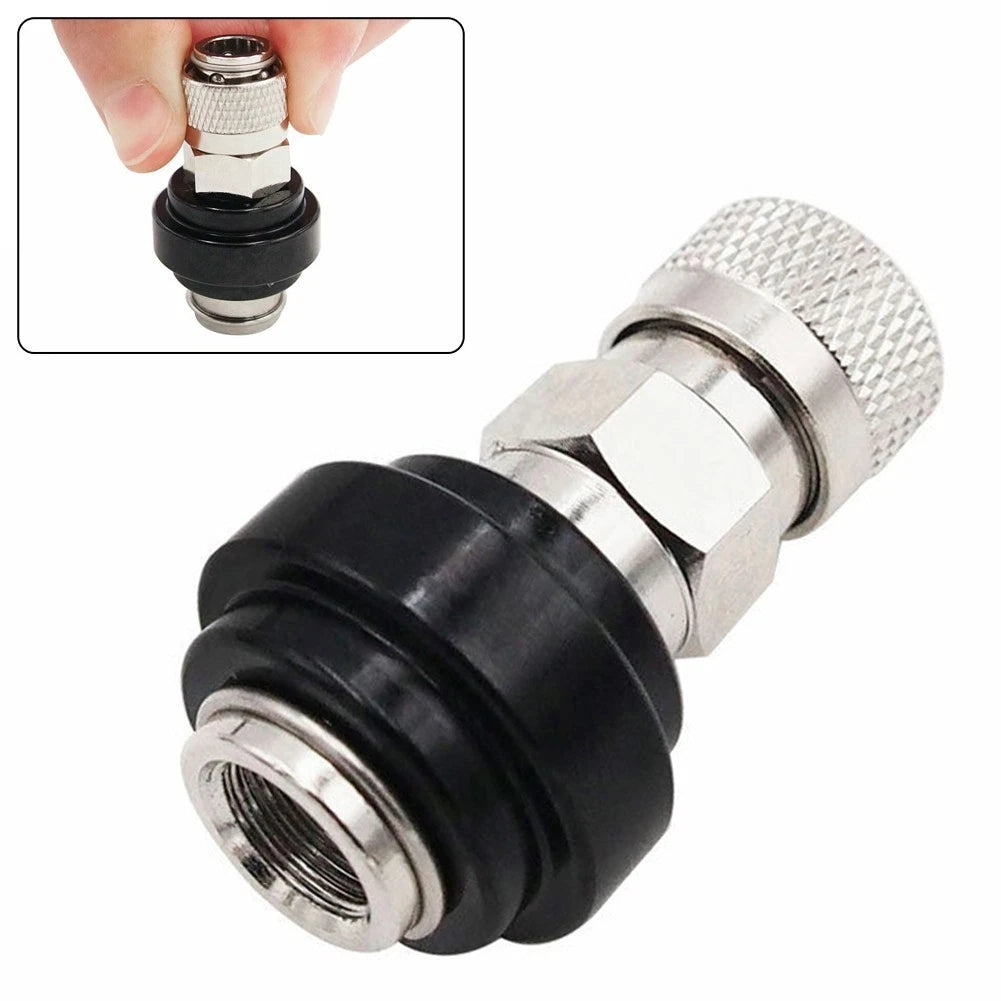 Coil Remote Hose Slide Check with Quick Disconnect Adapter for