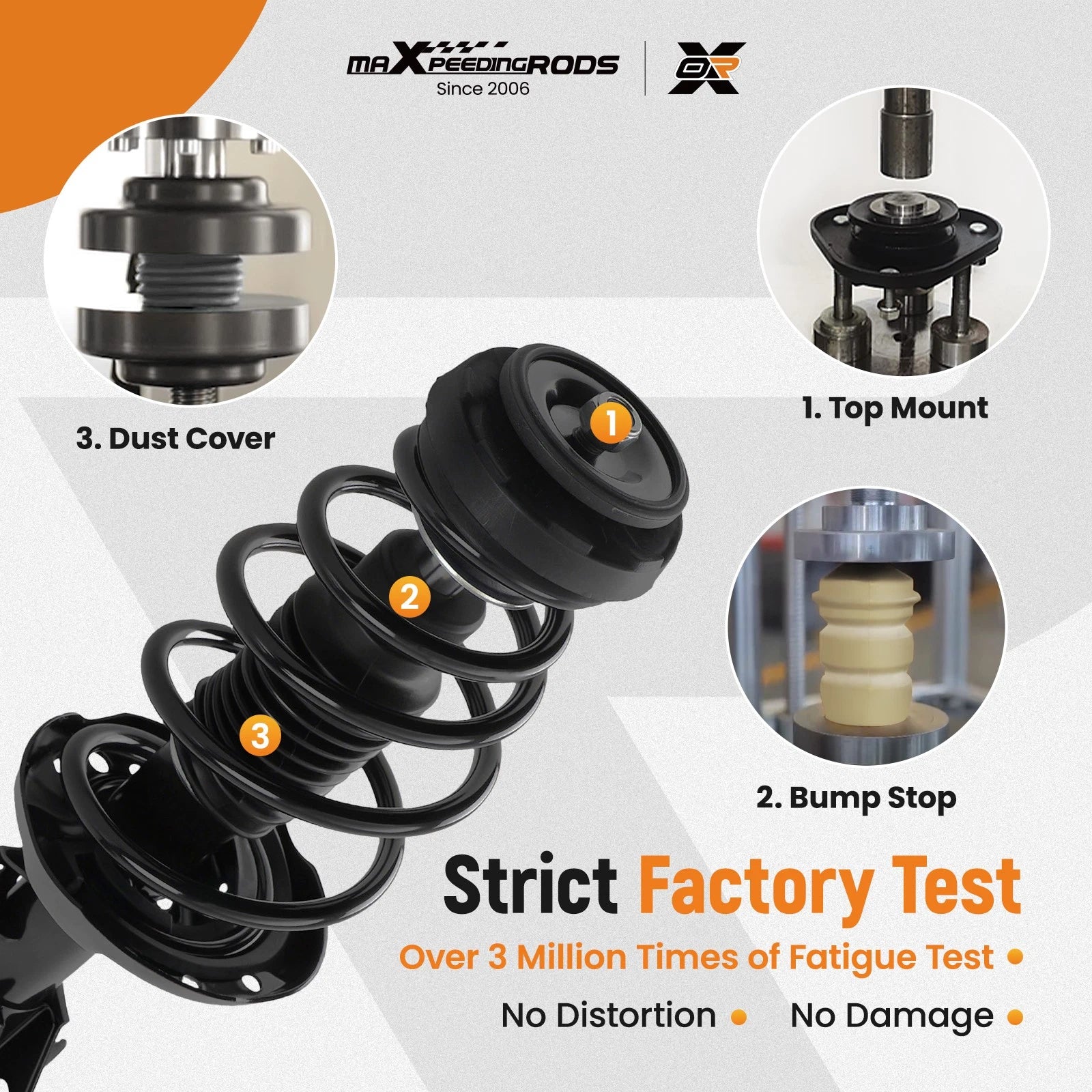 Set of 4 Struts and Shocks for Buick LaCrosse (2011–2016)