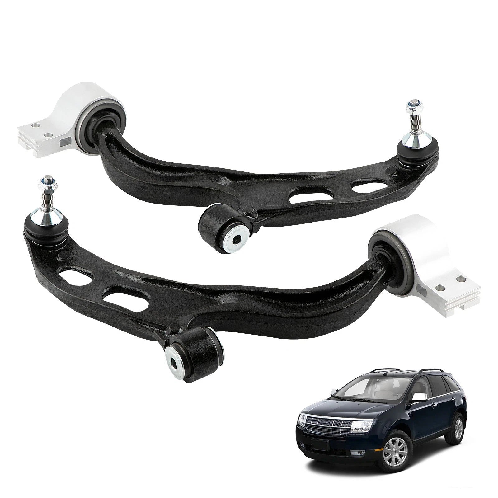 2X Front Lower Control Arms for Ford Taurus, Flex (2010-2012) Lincoln MKS, MKT FWD