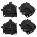 Set of 4 Carburetor Float Bowl Chambers for Johnson Evinrude 433000 766418 343870