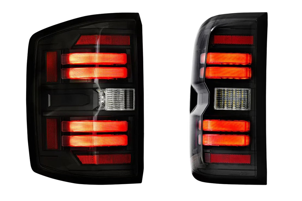 LED Tail Lights Smoked Lens for 2014-2018 Chevy Silverado 1500