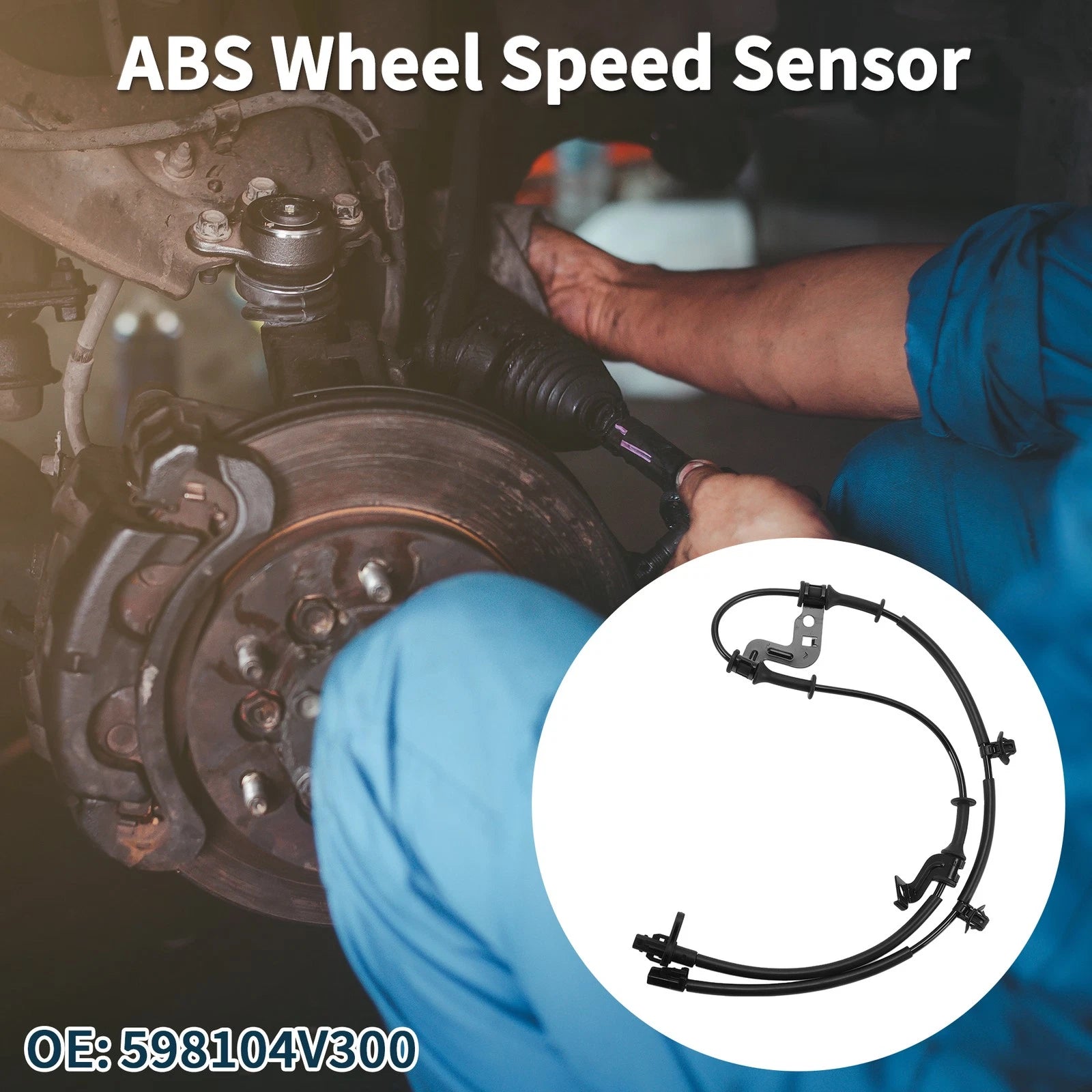 ABS Wheel Speed Sensor No. 598104V300 for Hyundai Elantra (2012–2017)