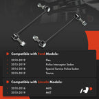 2X Front Sway Bar Link for Ford Taurus Flex (2010-2019) Lincoln MKS MKT
