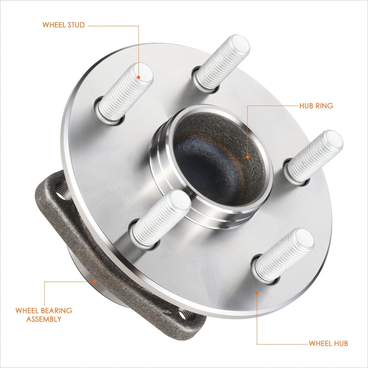 Rear Wheel Hub Bearing Assembly for Pontiac Vibe/Toyota Corolla Matrix (2003–2008)