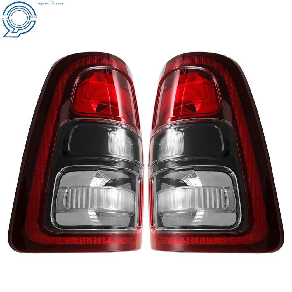 Set of 2 Tail Lights for Dodge Ram 2500 3500 (2019–2023) with Black Trim